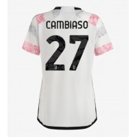 Maglie da calcio Juventus Andrea Cambiaso #27 Seconda Maglia Femminile 2023-24 Manica Corta